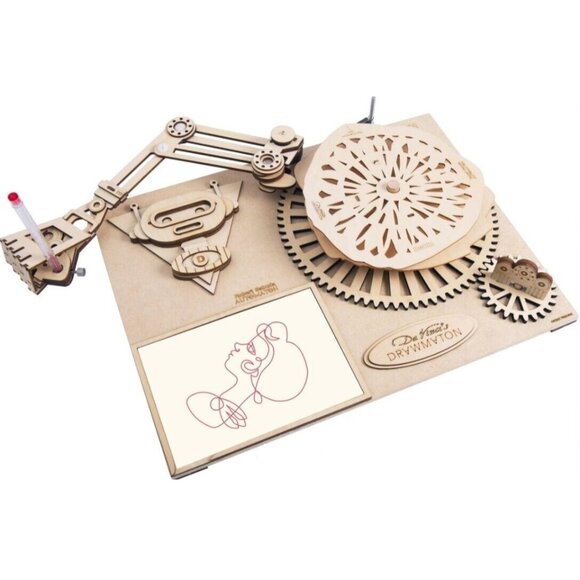 ROKR Da Vinci's Drawmaton, The Robot Automaton (Gear Puzzle), Brand New In Box - Picture 8 of 11